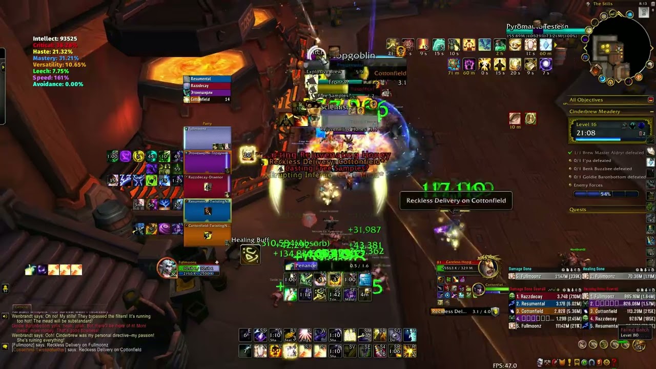 WOW TWW SEASON 2 - DISCIPLINE PRIEST - Cinderbrew Meadery - MYTHIC +16