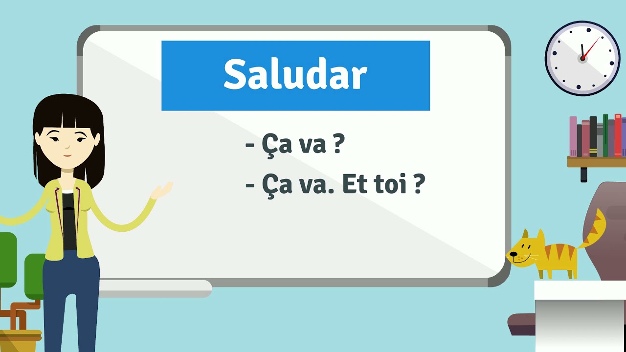 Saludar y despedirse en francés
