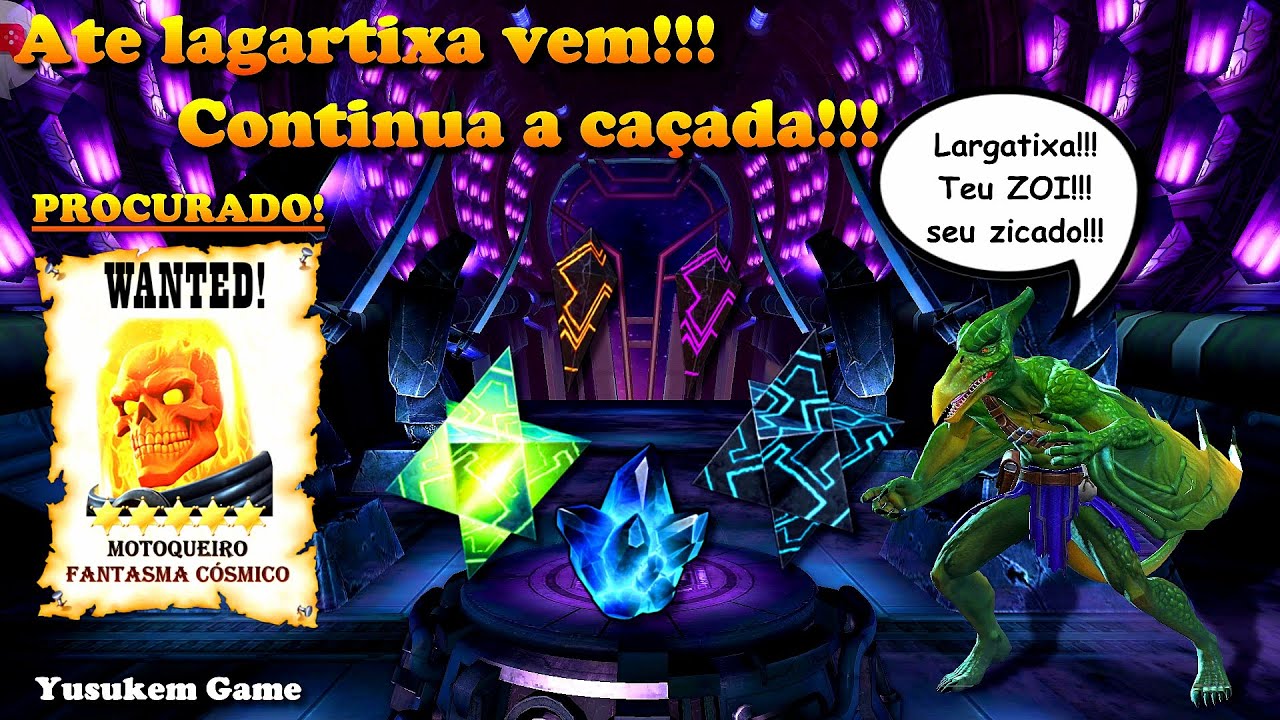 MARVEL Torneio de Campeões – Até lagartixa vem !!! Abertura de cristais variados.