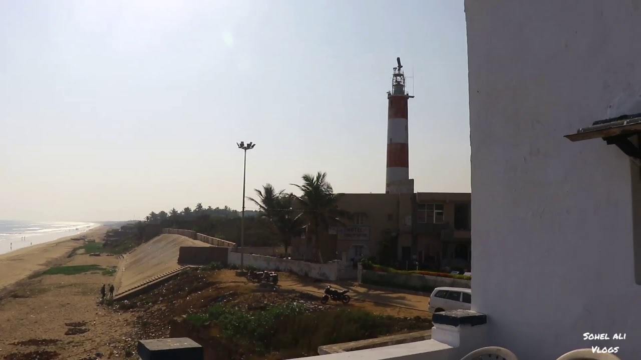 #19 Gopalpur sea beach & light house from Hotel Kalinga #Gopalpur #Odisha #HotelKalinga