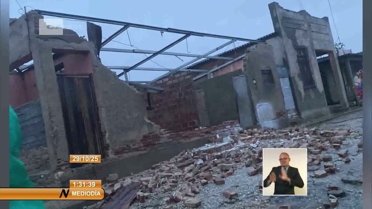 Actualización del impacto del Huracán Melissa en Santiago de Cuba