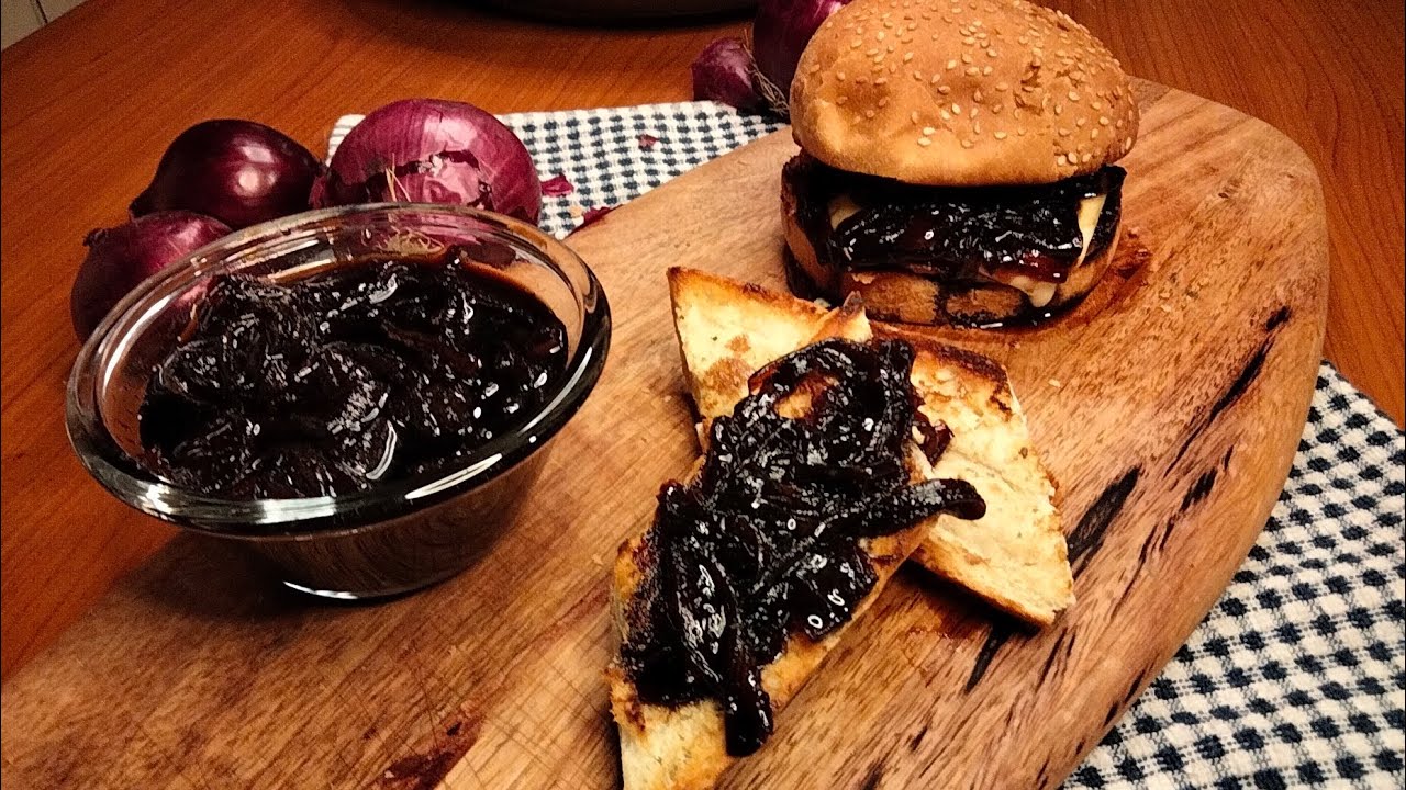 Balzsamos lilahagyma lekvár recept! 🧅💜🧅 Cipolle caramellate! 💜🧅 😍💜 Onion jam recipe!