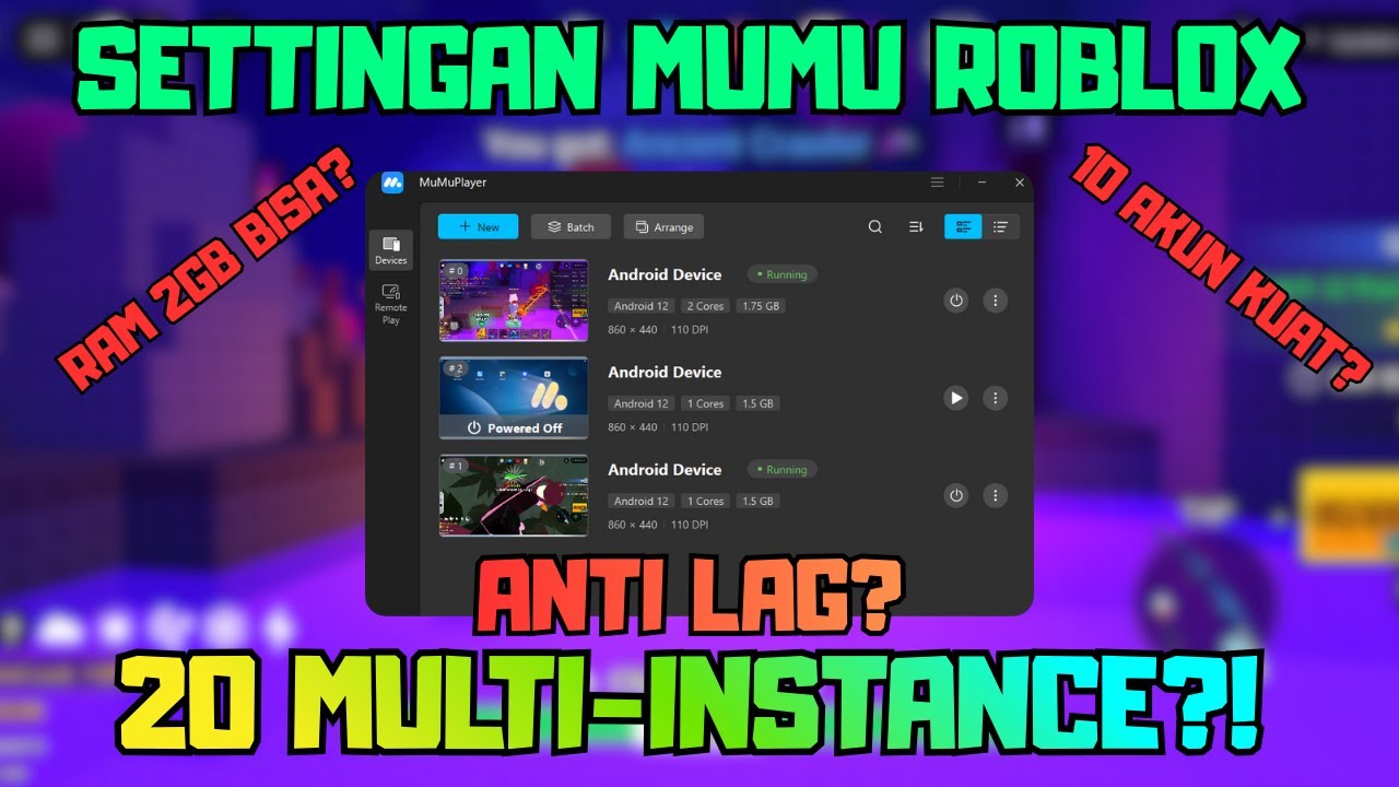 SETTINGAN MUMU Anti Lag di Roblox Fish It, BISA BANYAK AKUN? RACIKAN RAHASIA PLAYER NIH!
