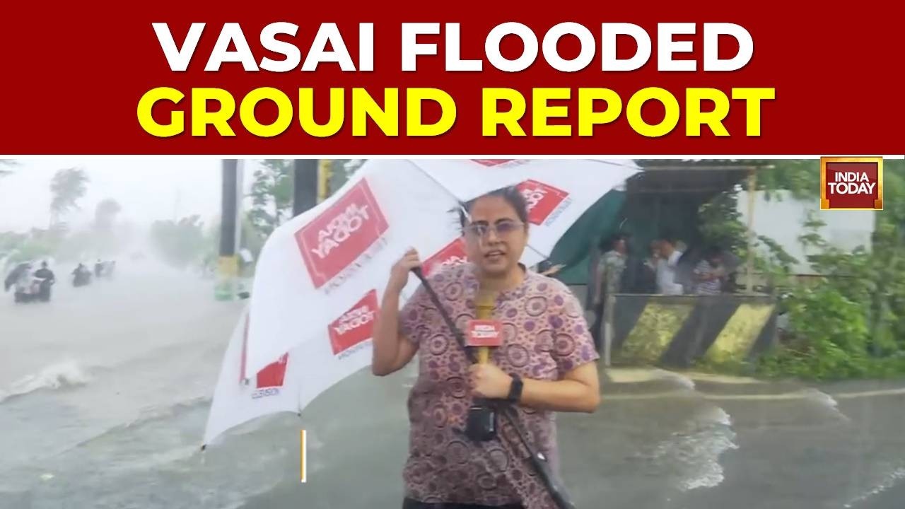 Vasai-Virar Flooded: Hip-Deep Water Hits Commuters, Tractors Employed For Transport | Ground Report