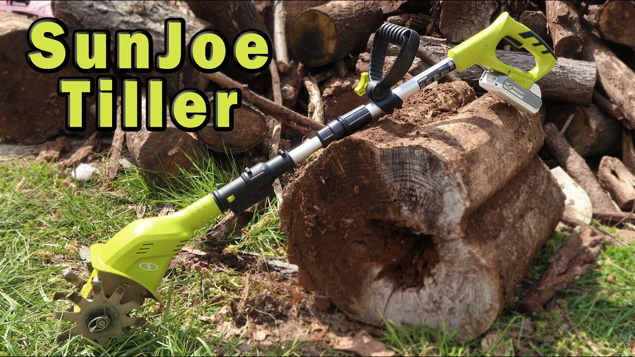 The SunJoe 24v Tiller is No Joke! Powerful and Light Weight.