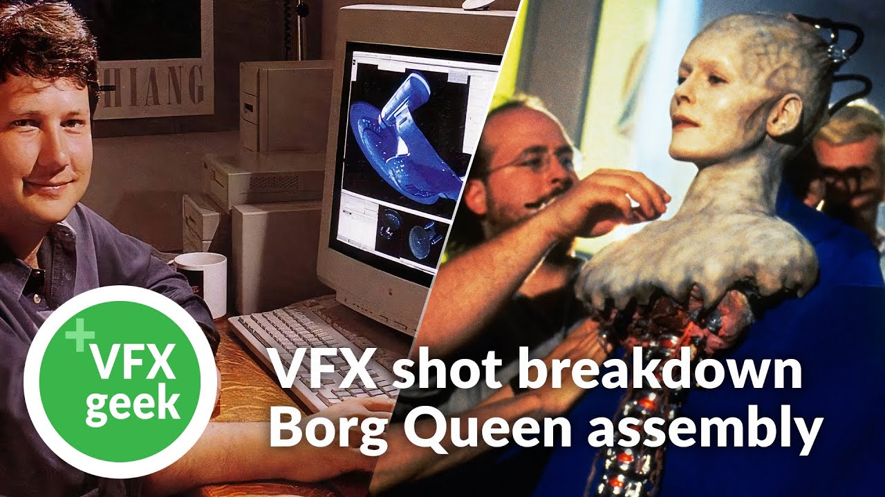 Star Trek Borg Queen assembly - VFX shot breakdown