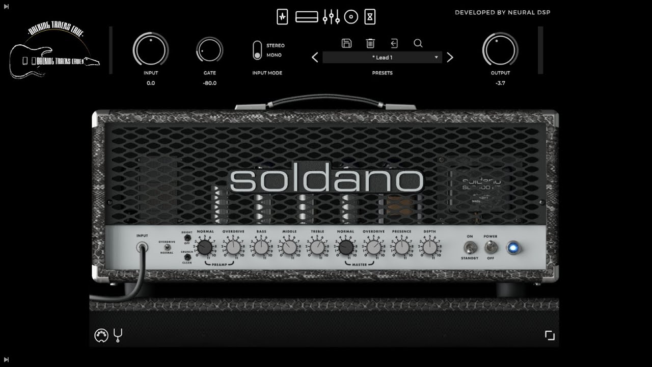 Neural DSP Soldano SLO-100 DEMO/PLAYTHROUGH (NO TALKING) **BACKING TRACKS CAVE**