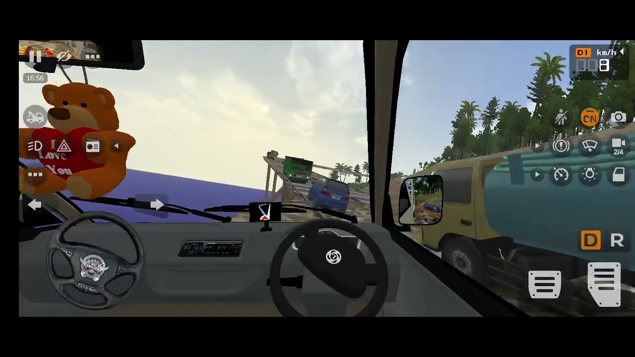 Bus simulator Indonesia driving Ashok Leyland bada dost
