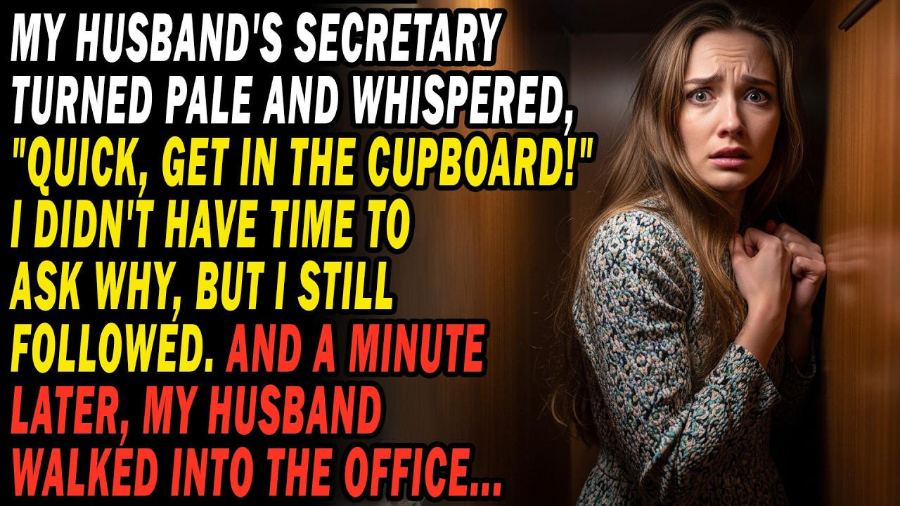“Quick, Into The Closet!” Secretary Whispered, Shut Door. A Minute Later Husband’s Voice, I Froze…