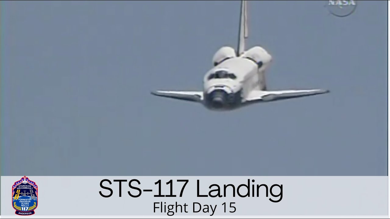 Space Shuttle Atlantis STS-117 Landing