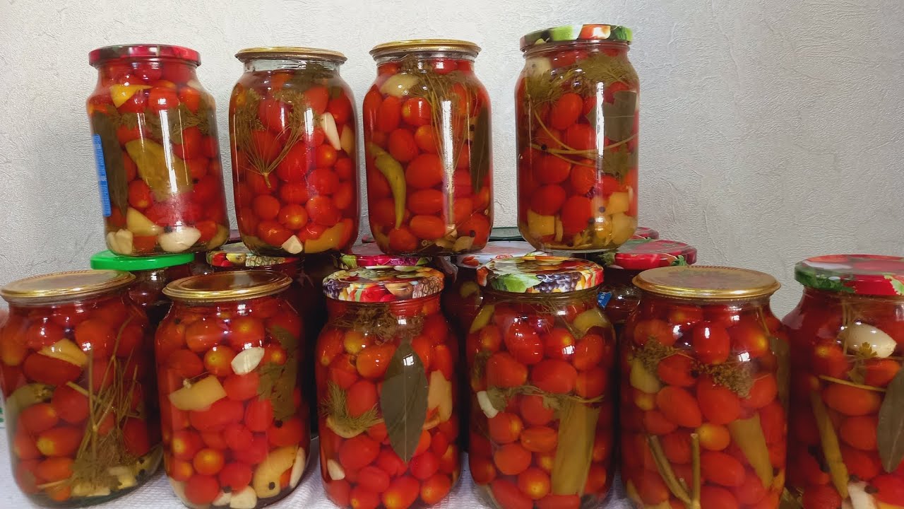 Xırda Pomidor turşusu qışa hazırlıq🍅🌶🫑ən asan üsul ən yaxşı dad 👍👍👍👍
