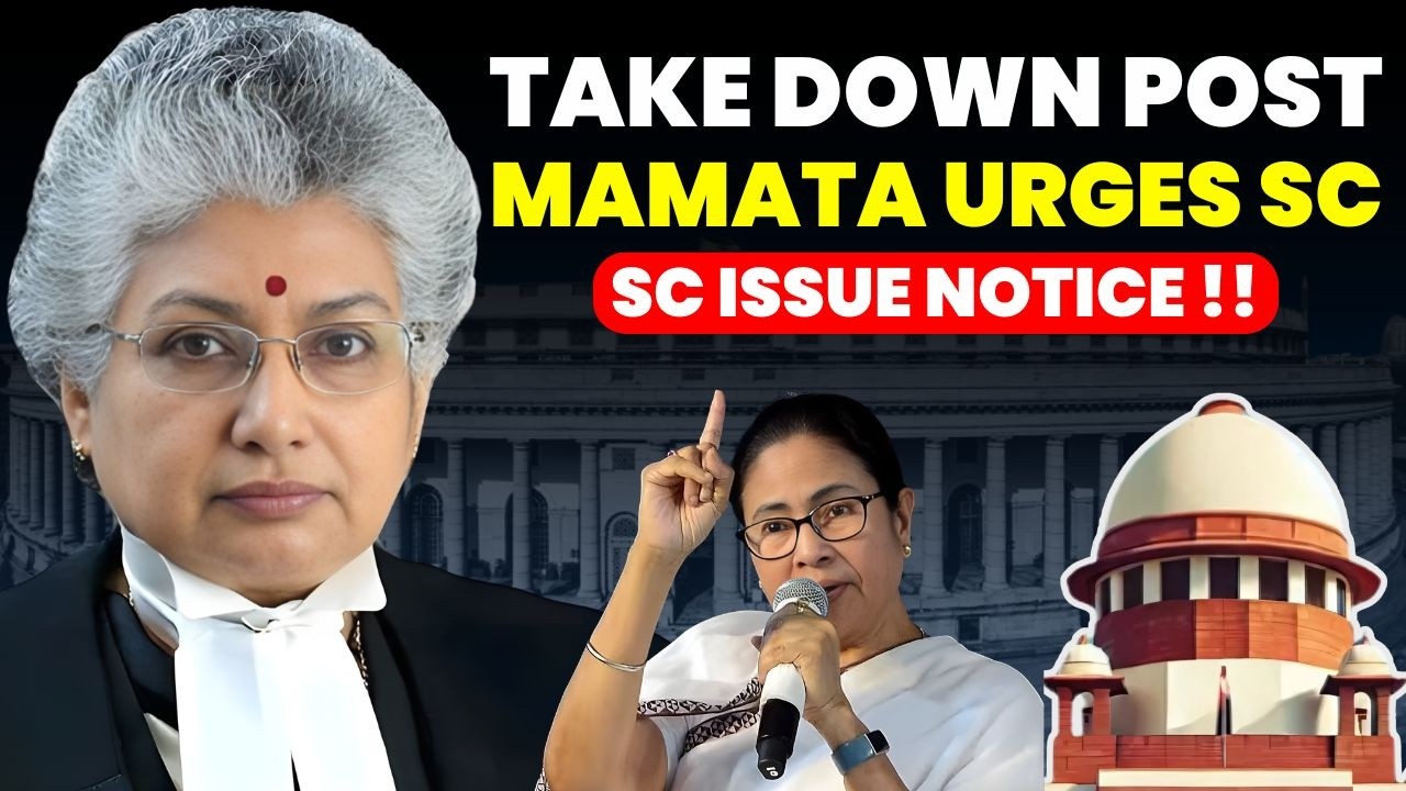 TAKE DOWN POST NOW....MAMATA URGES SC ACTION- SC ISSUES NOTICE #supremecourtofindia #mamatabanerjee