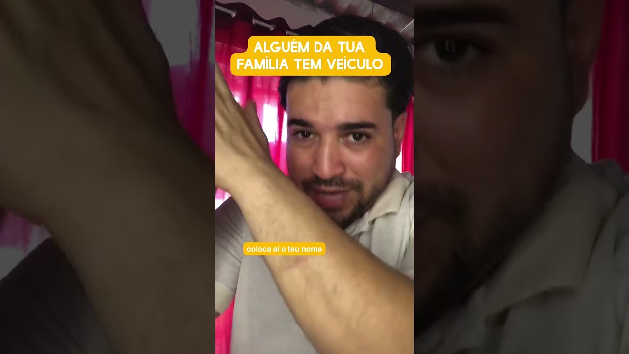 Alguém da tua família tem veículo 
