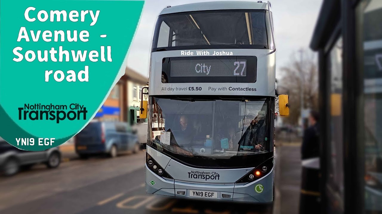 **Route diversion** Nottingham City Transport Lilac 27 Comery Avenue - Southwell Road 