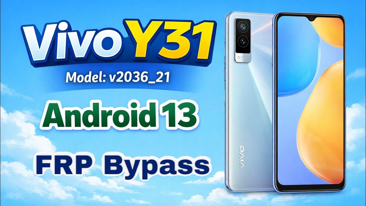 Vivo Y31 (V2036_21) FRP Bypass Without PC | Android 13 Latest Method 2026