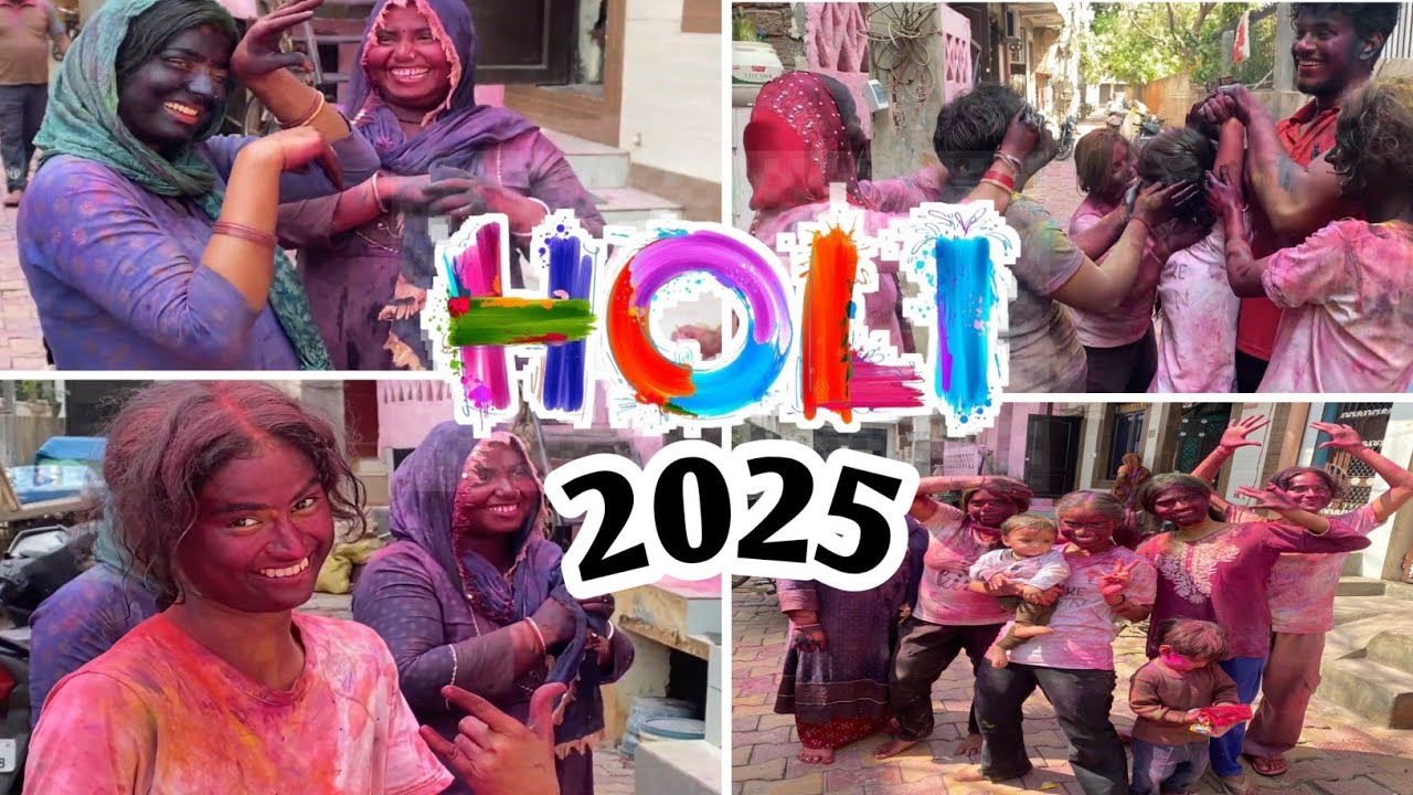 ये क्या हो गया होली के कलर से | Holi colour patakhe Testing |  Holi Vlog 2025