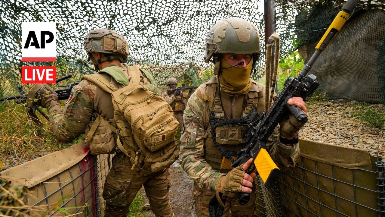 LIVE: NATO military exercise in Romania