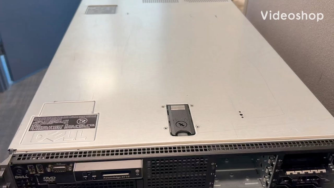Disassembling a Dell PowerEdge R710 Server
