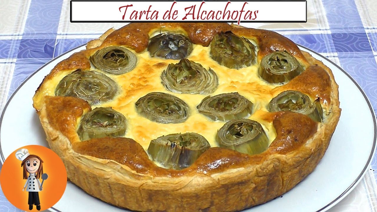 Tarta de Hojaldre con Alcachofas | Receta de Cocina en Familia