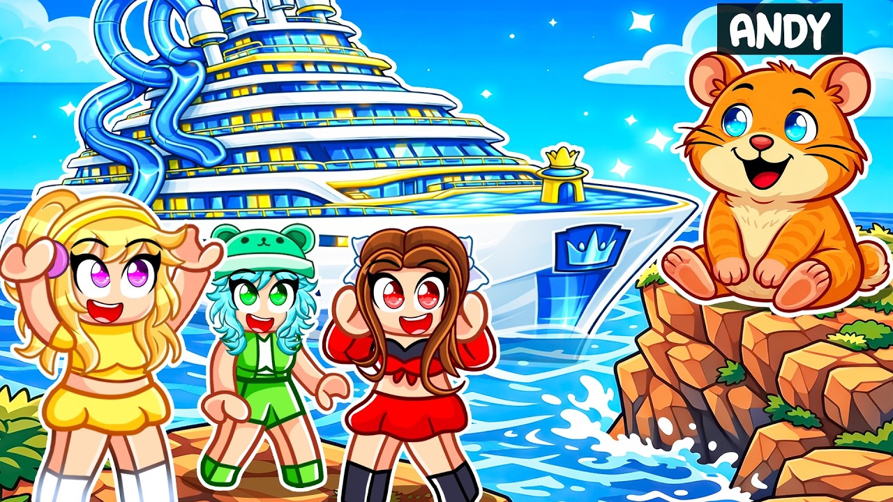I Became A HAMSTER And FULLY UPGRADED A GIGA YACHT In Roblox Giga Tycoon!