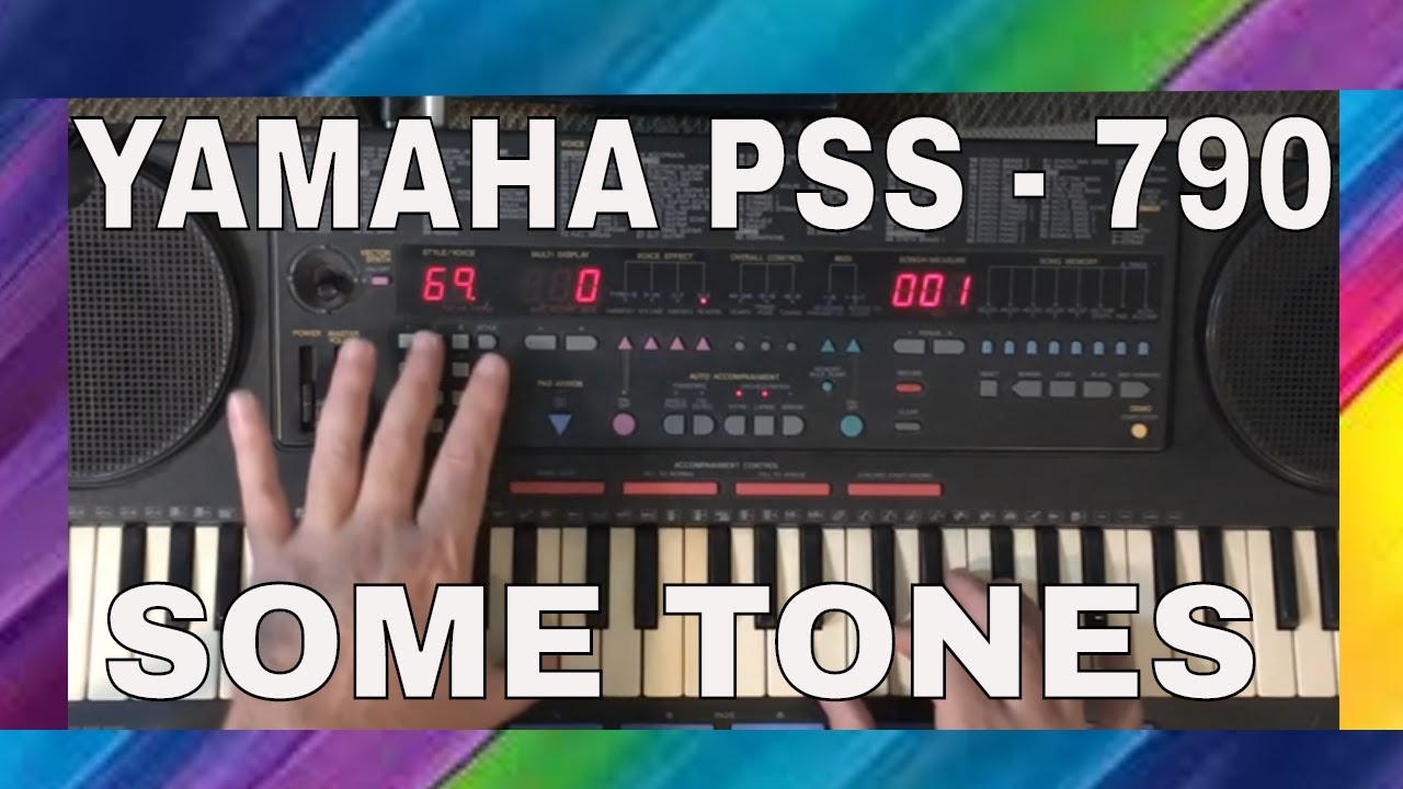 *DEMO yamaha PSS 790 / demonstration of some tones
