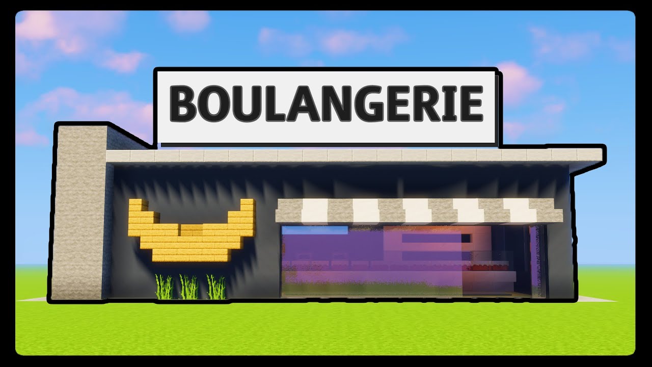 TUTO BOULANGERIE MODERNE | MINECRAFT