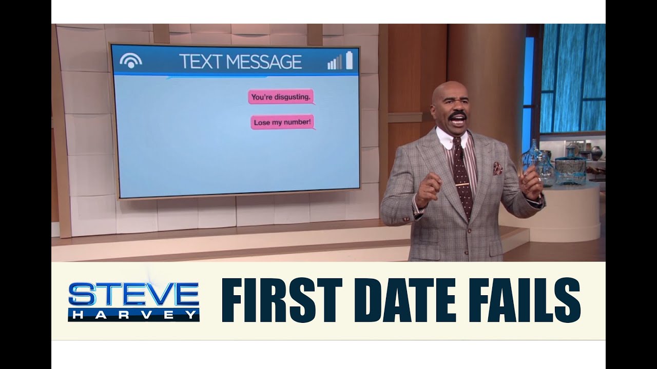 First date autocorrect fails! || STEVE HARVEY