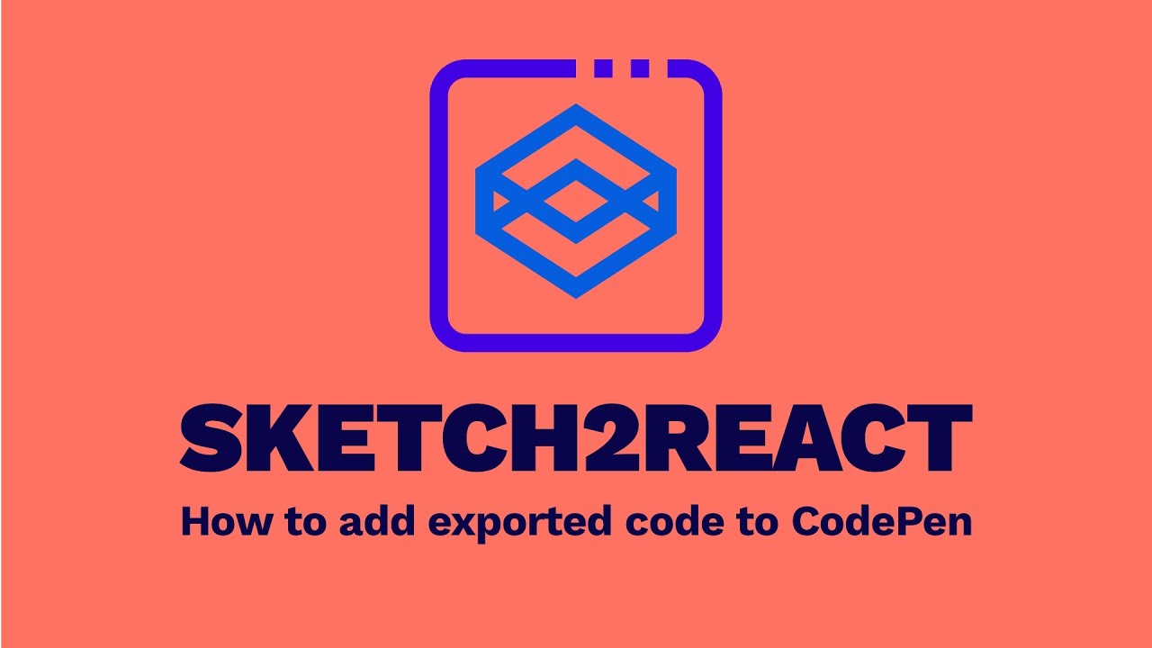 Sketch2React &ndash; How to add exported code to CodePen