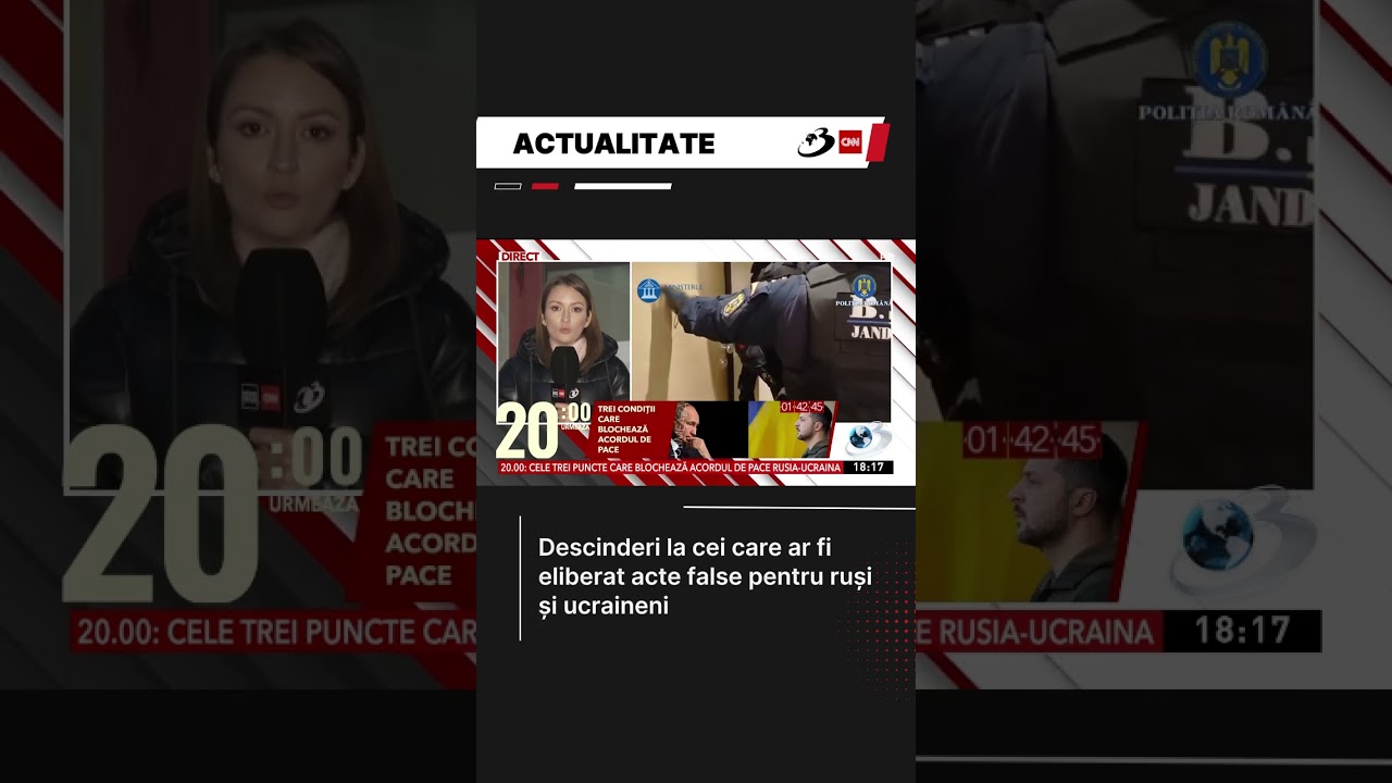 Descinderi la cei care ar fi eliberat acte false pentru ruși și ucraineni