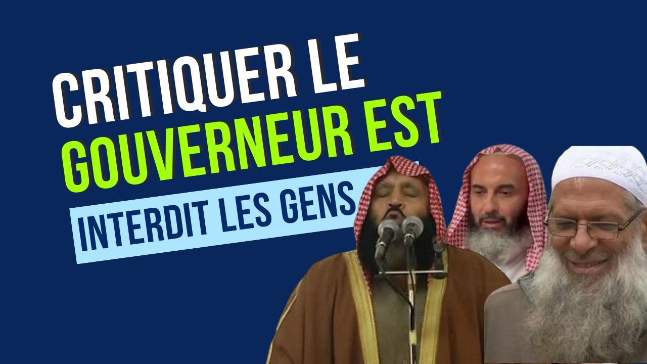Critiquer le gouverneur est INTERDIT sauf si c'est l'un des notres - Shaykh Raslan, Shaykh Uthman