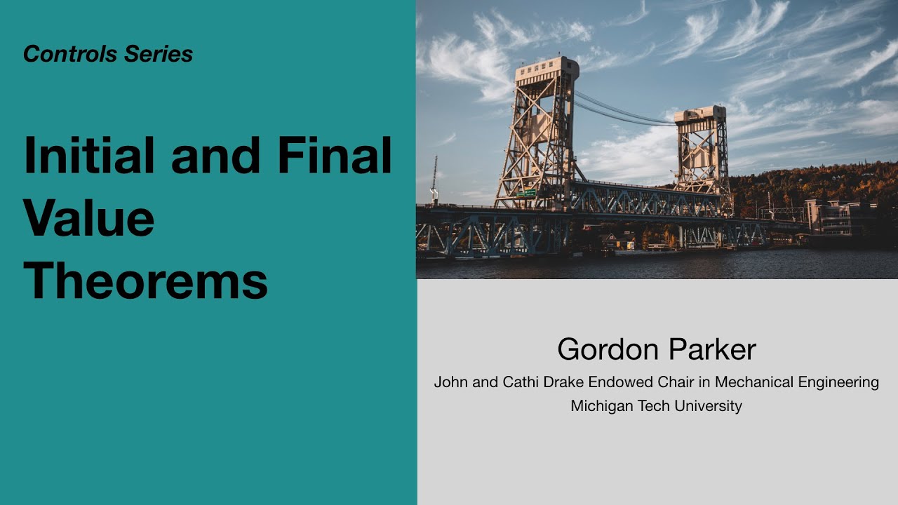 Laplace: Initial and Final Value Theorems