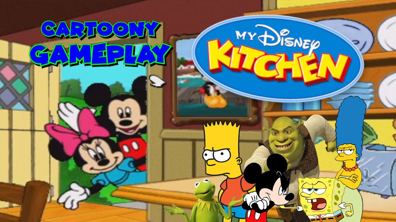 Мультяшный геймплей: ПОВТОРЕНИЕ МОЕЙ КУХНИ Disney + БОНУС