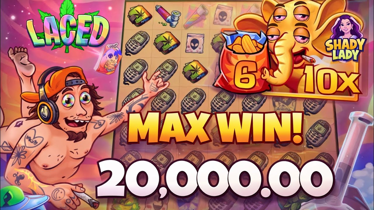 LACED MAX WIN 💥 $20,000 HIT! | Shady Lady Slot INSANE BONUS 🔥