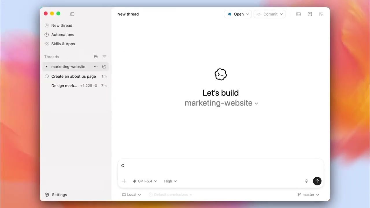 GPT 5.4 Fast mode in Codex
