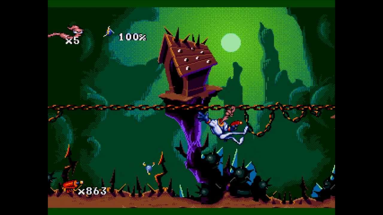 Earthworm Jim ~ Special Edition ~ ( Mega-CD ) #2 - New Junk City