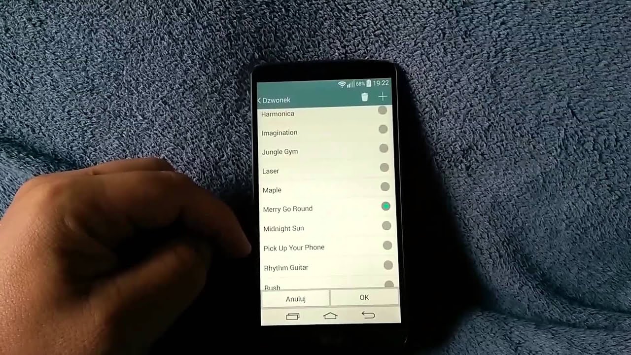 lg g3 all ringtones end signals dzwonki