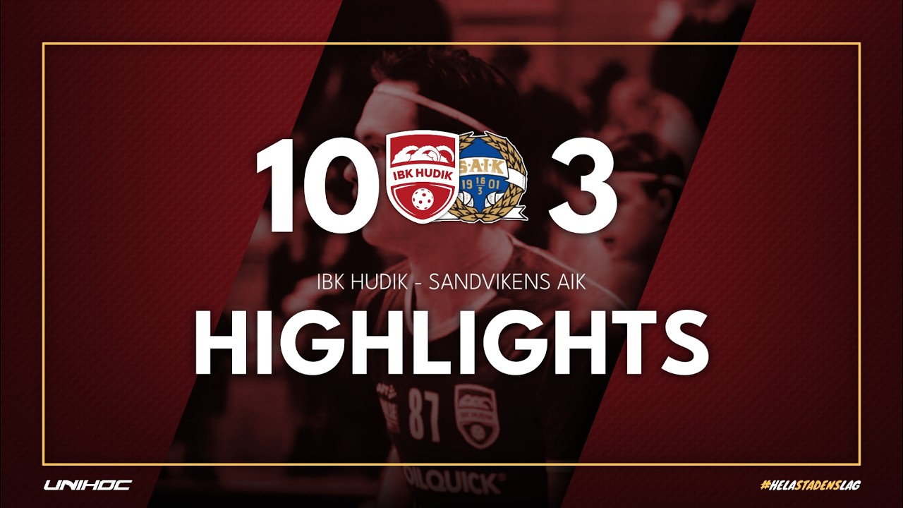 Highlights • Division 1 Östra • IBK Hudik - Sandvikens AIK