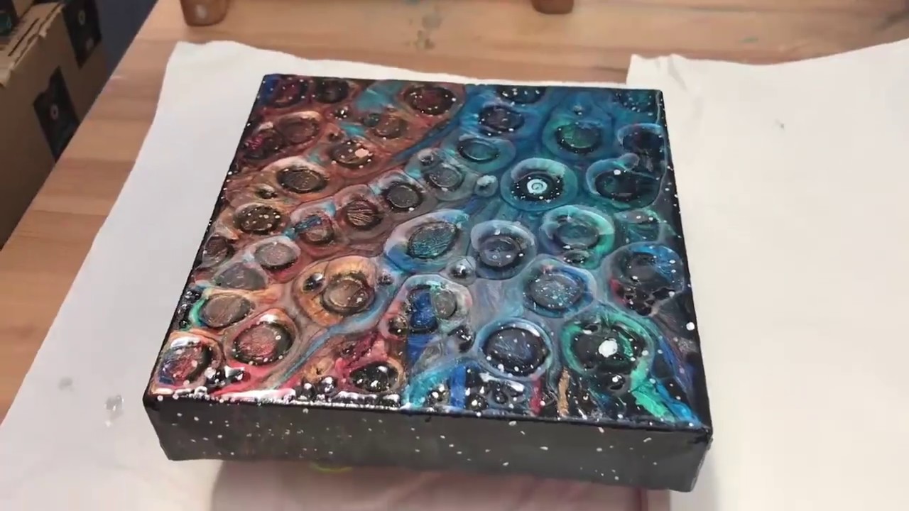 37 C - Epoxy Resin Art - Resi blast save the day and changes the image.  Great effects.