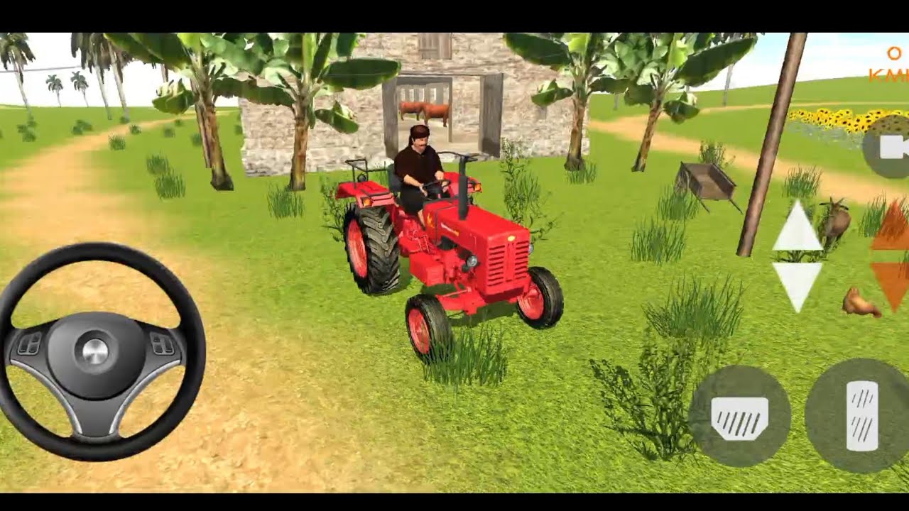Indian Tractor Driving 3D android mobile high graphics game review