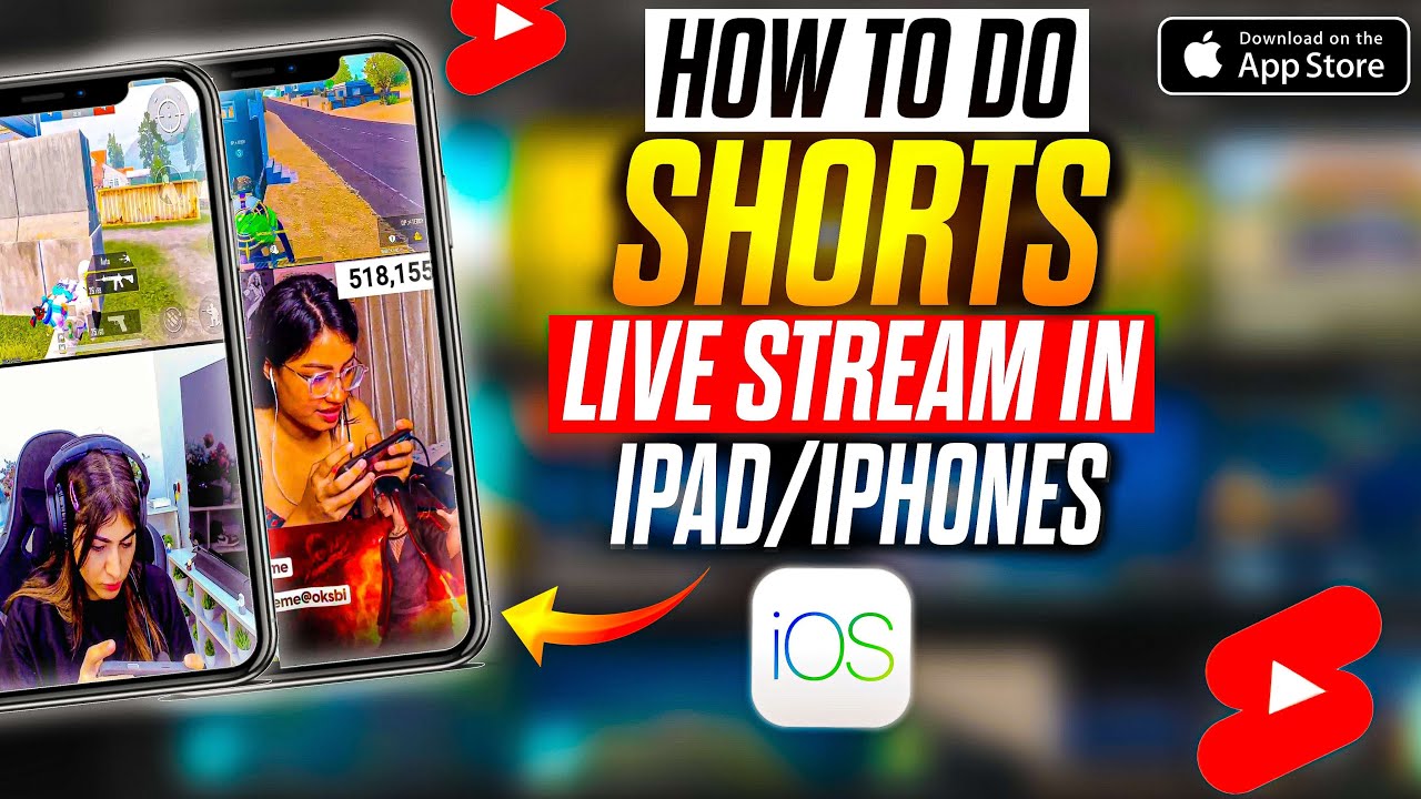 🔥 HOW TO DO SHORTS LIVE STREAM IN IPAD / IPHONES 🤔|| VERTICAL LIVE STREAM SETUP IN IOS ✅
