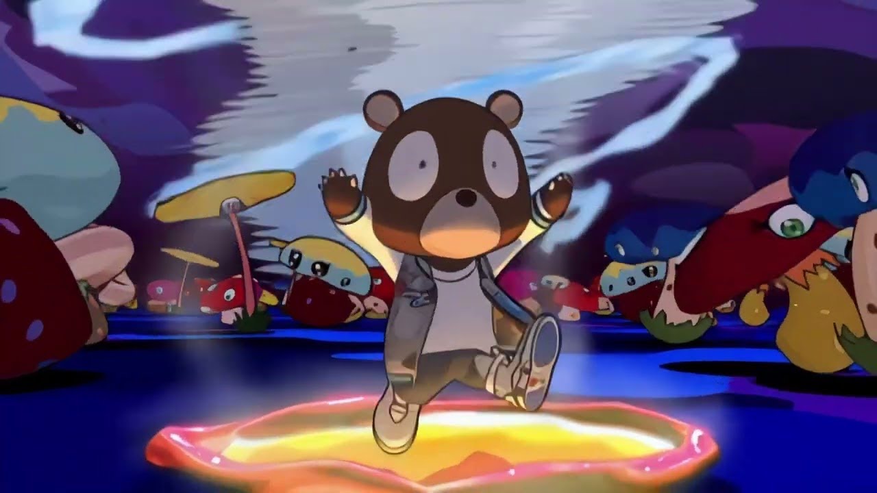 Kanye West - Good Morning but it&rsquo;s I Wonder in the background