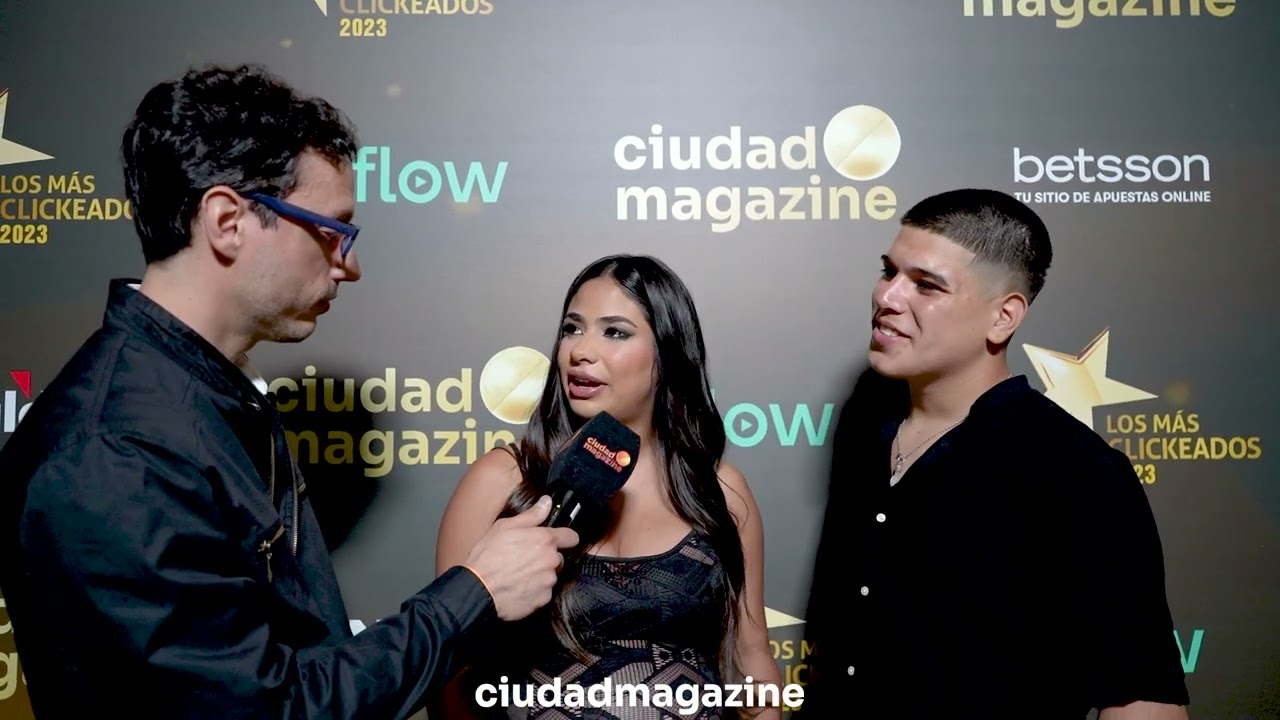 Daniela Celis festejó en Los Más Clickeados y Thiago Medina justificó su timidez