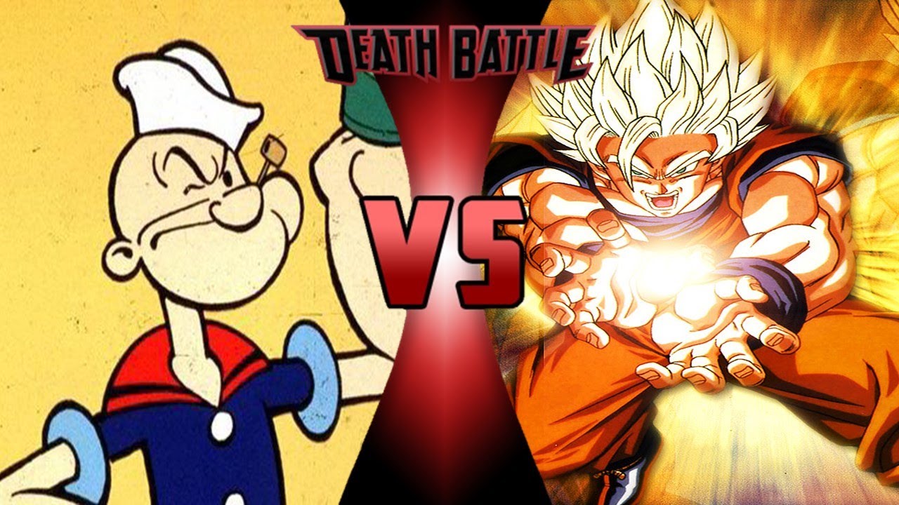 Basically Goku vs Popeye