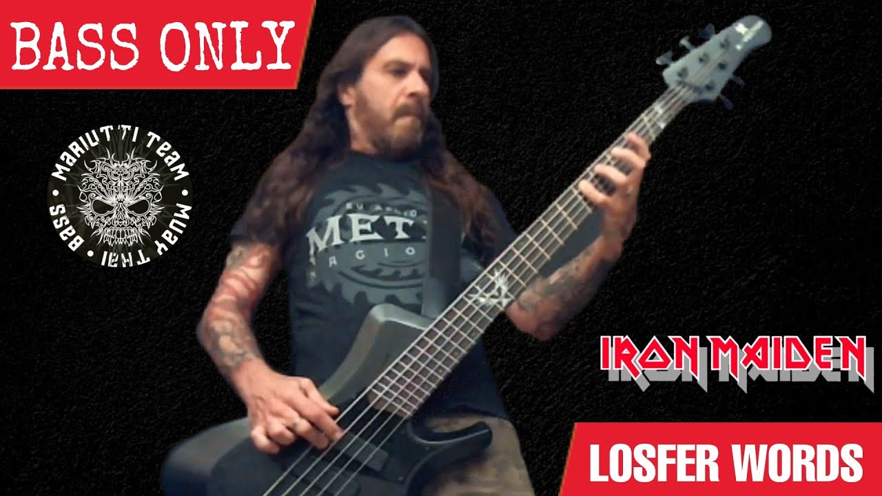 BASS ONLY| IRON MAIDEN - LOSFER WORDS (COVER)