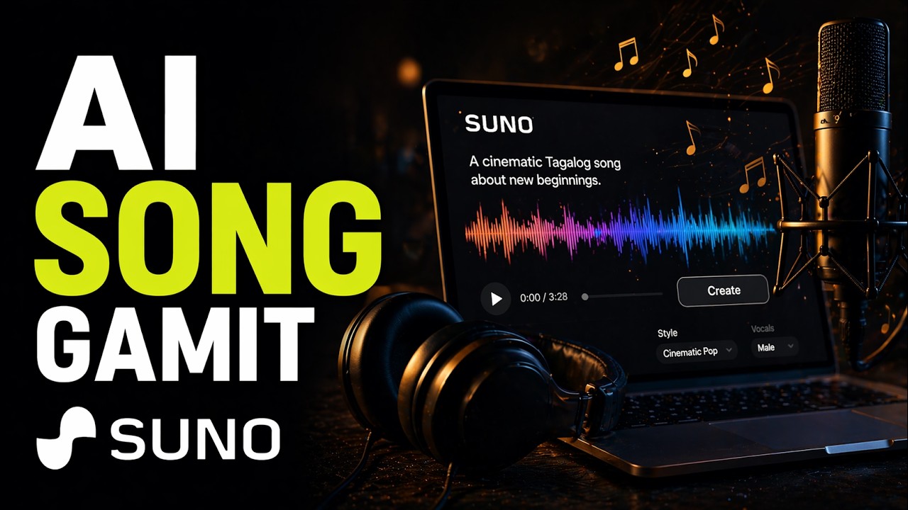 Gumawa ako ng Tagalog AI Generated Song │ ChatGPT + Suno