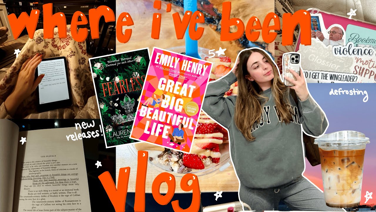 what i've been up to vlog 🌷📖🍡 | reading new releases, defrosting my personality, 5⭐️ book, etc!