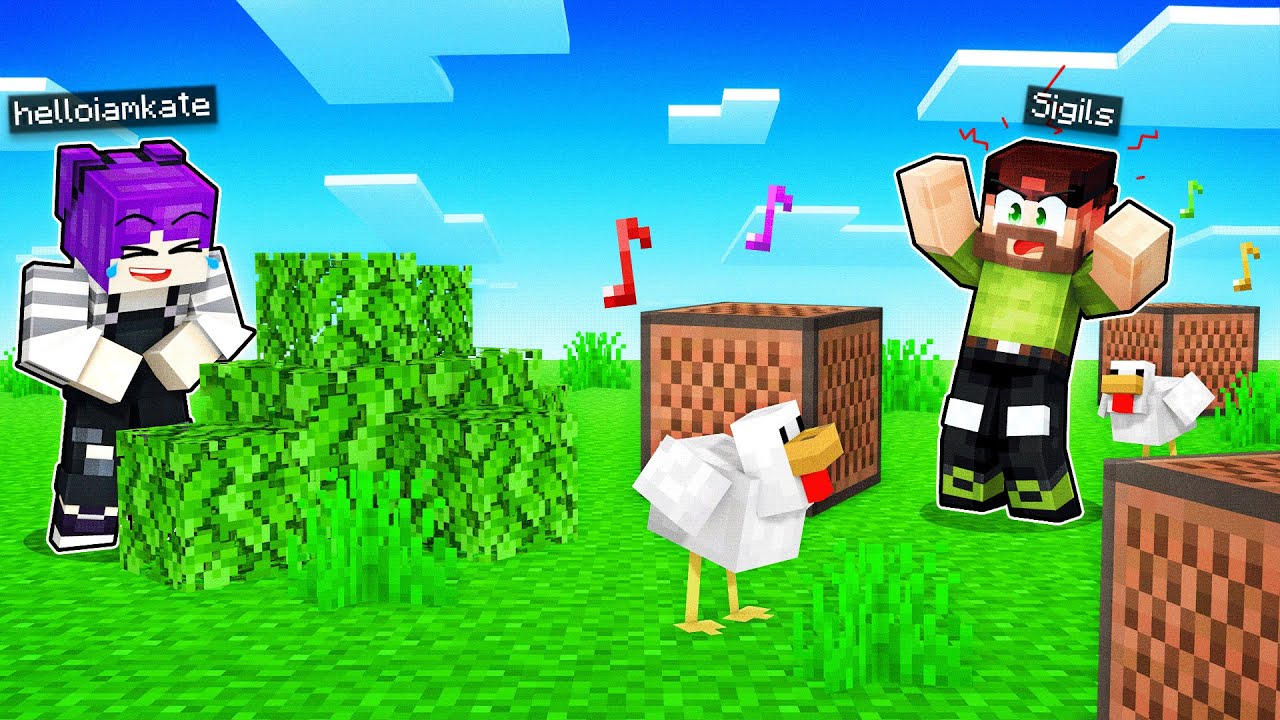 Rick Rolling my Friends on Camp Minecraft! [Season 4]