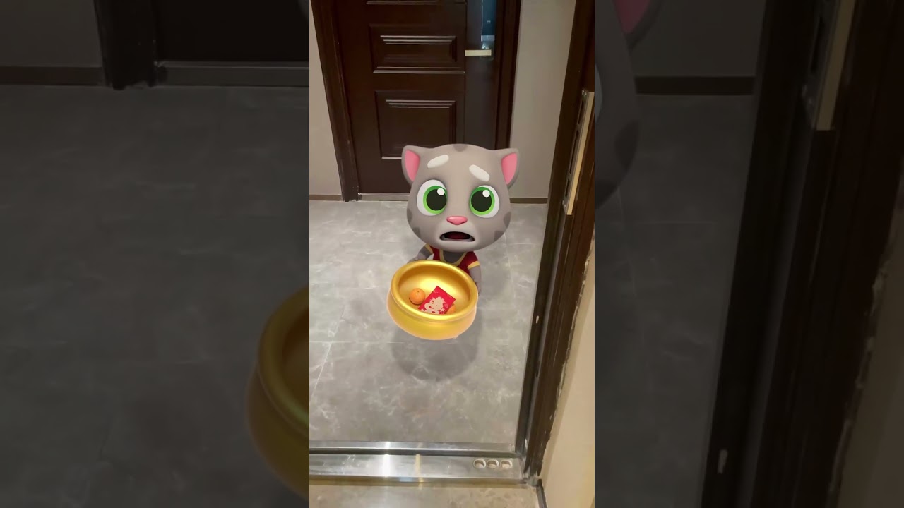 Lunar New Year Celebrations 🎆 Talking Tom #Shorts