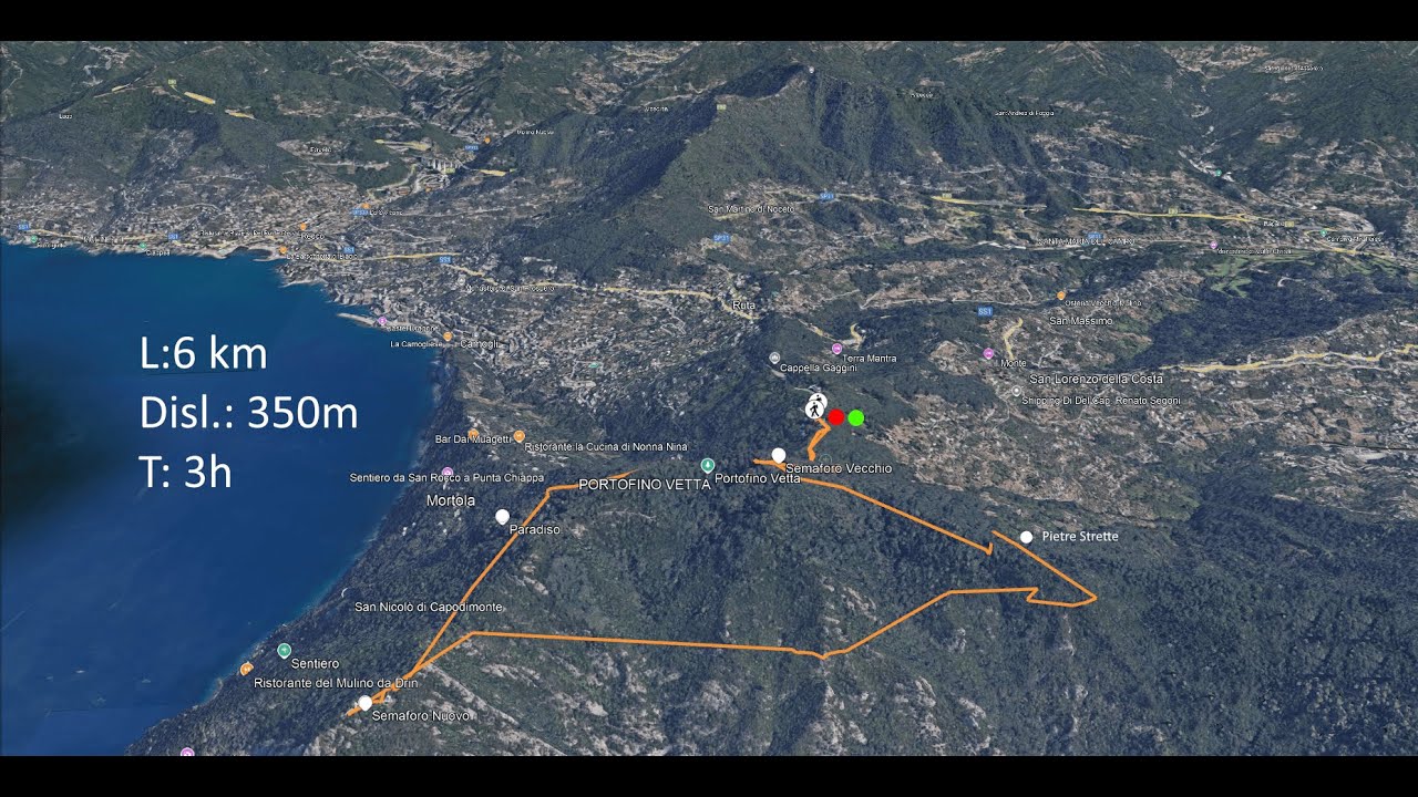 3 2025 Anello  Portofino Vetta   Semaforo Vecchio   Pietre Strette  Semaforo Nuovo