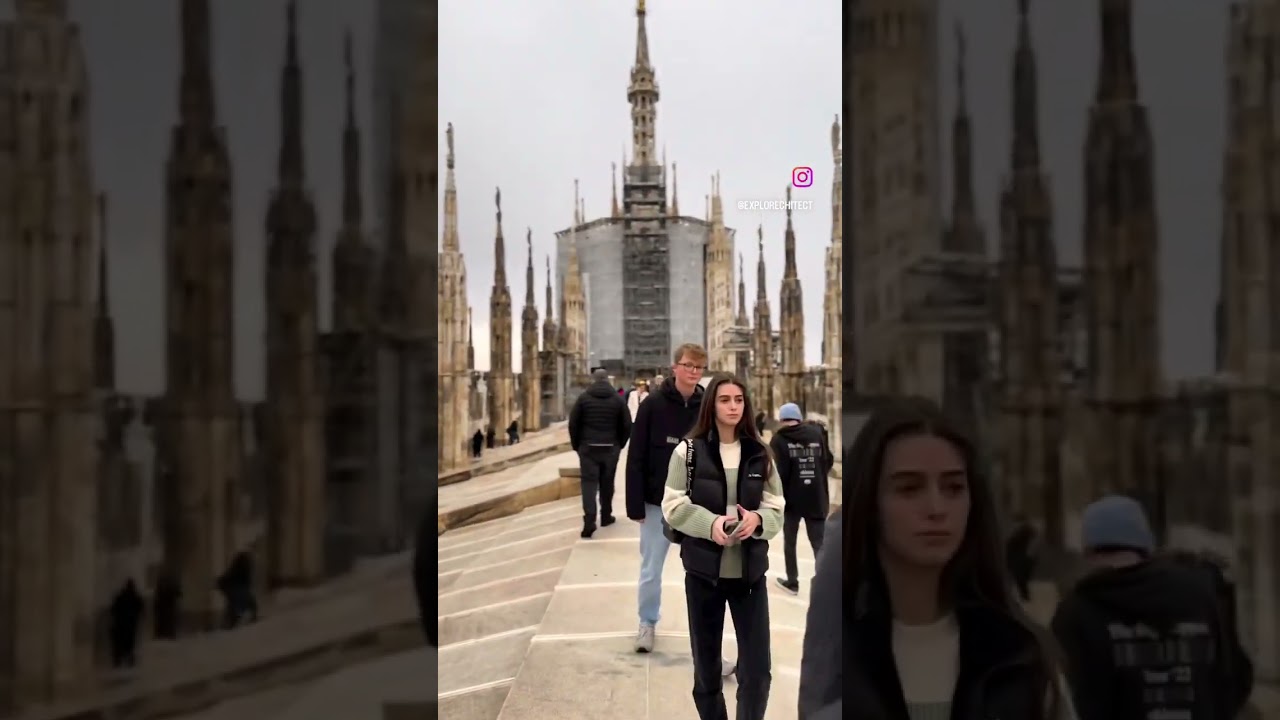 DUOMO DI MILANO ROOFTOP #duomo #milan #italy #travel #architecture #europe #italia #milano